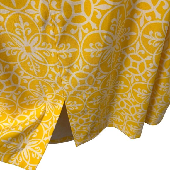 Jessica Howard Yellow & White Floral Sleeveless Dress Sz 24W Dress - Picture 12 of 12